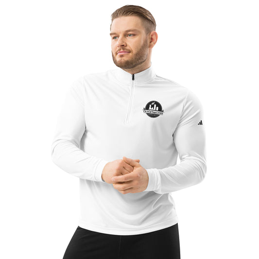 OutOfTheCities - Quarter zip pullover- White