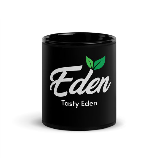 EDEN - Black Glossy Mug