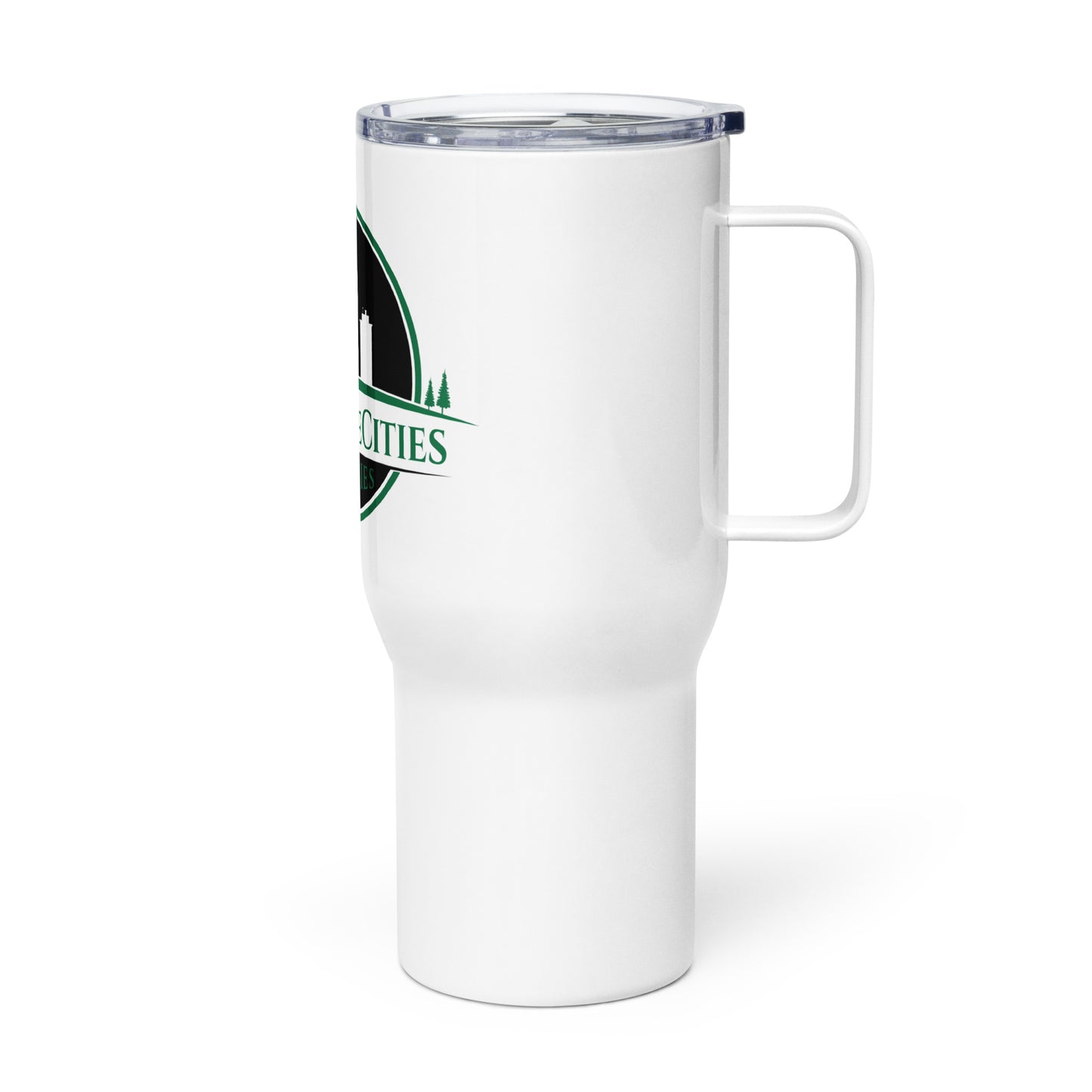 OutOfTheCities - Travel mug with a handle