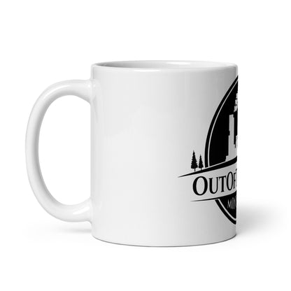 OutOfTheCities - White glossy mug