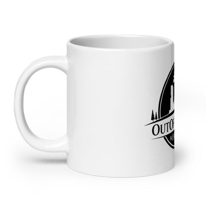 OutOfTheCities - White glossy mug